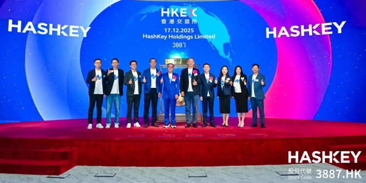 香港「加密资产第一股」HashKey 今上市！蜜月失灵？挂牌首日跌 0.2%缩略图
